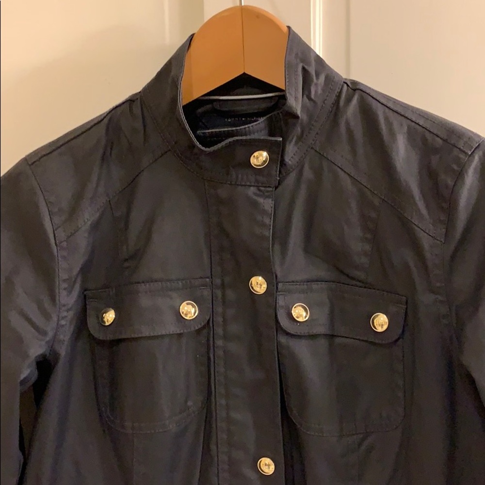 Navy Lightweight Zip Front Jacket - image 2